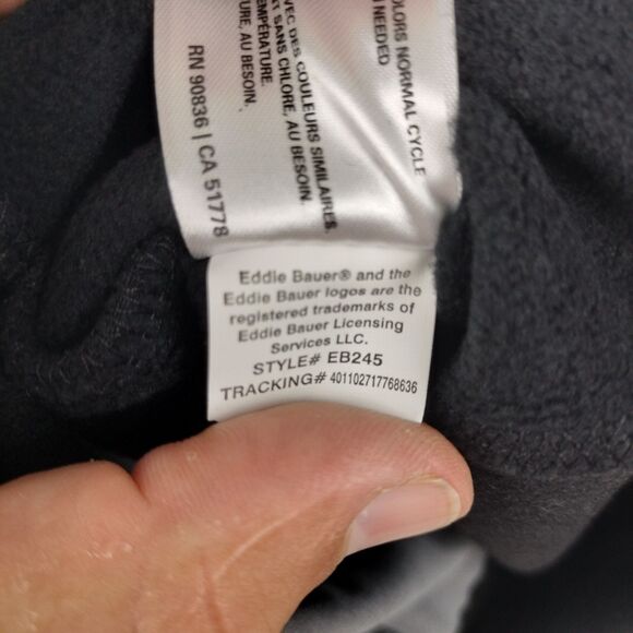 NEW Eddie Bauer Jacket Women M Black Sport Hooded Full Zip Fleece Soft Shell NWT - Picture 14 of 16